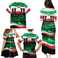 Italy Republic Day Family Matching Puletasi and Hawaiian Shirt Festa della Repubblica - Wonder Print Shop