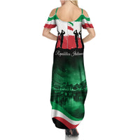 Italy Republic Day Family Matching Summer Maxi Dress and Hawaiian Shirt Festa della Repubblica - Wonder Print Shop