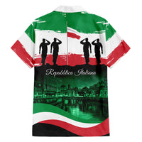 Italy Republic Day Family Matching Tank Maxi Dress and Hawaiian Shirt Festa della Repubblica - Wonder Print Shop
