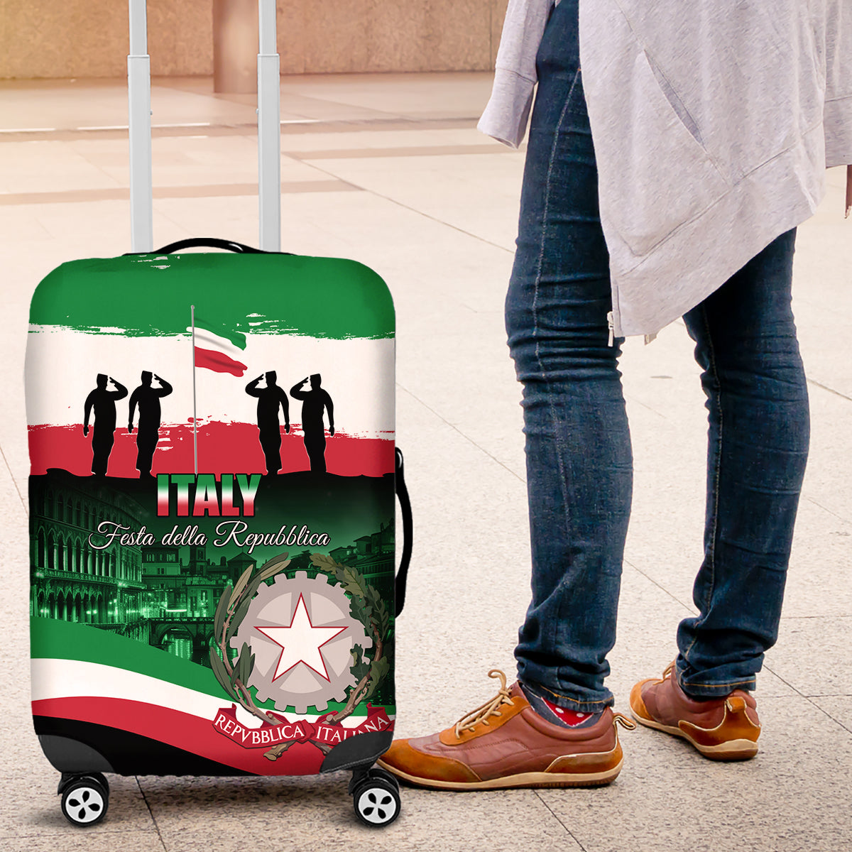 Italy Republic Day Luggage Cover Festa della Repubblica