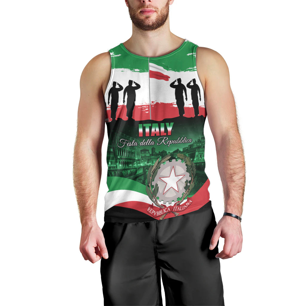 Italy Republic Day Men Tank Top Festa della Repubblica - Wonder Print Shop