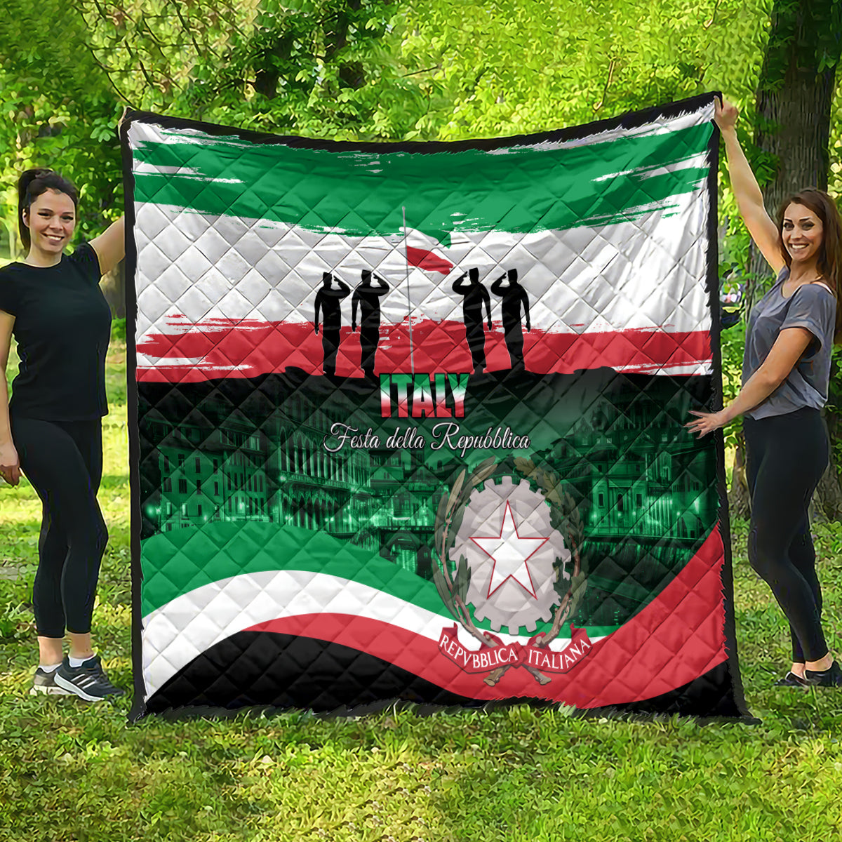 Italy Republic Day Quilt Festa della Repubblica - Wonder Print Shop