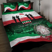 Italy Republic Day Quilt Bed Set Festa della Repubblica - Wonder Print Shop