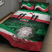 Italy Republic Day Quilt Bed Set Festa della Repubblica - Wonder Print Shop
