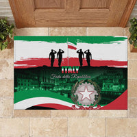 Italy Republic Day Rubber Doormat Festa della Repubblica - Wonder Print Shop