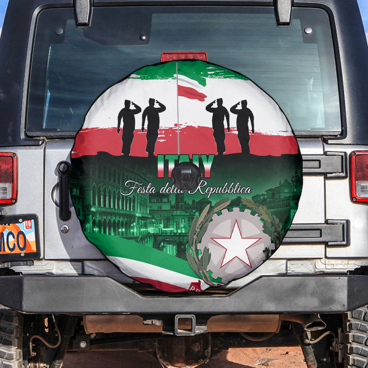 Italy Republic Day Spare Tire Cover Festa della Repubblica - Wonder Print Shop