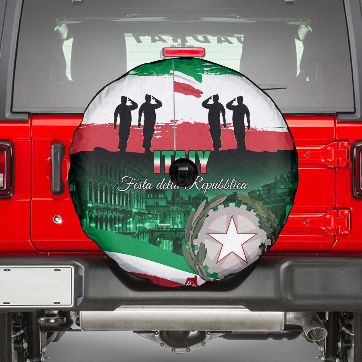 Italy Republic Day Spare Tire Cover Festa della Repubblica - Wonder Print Shop