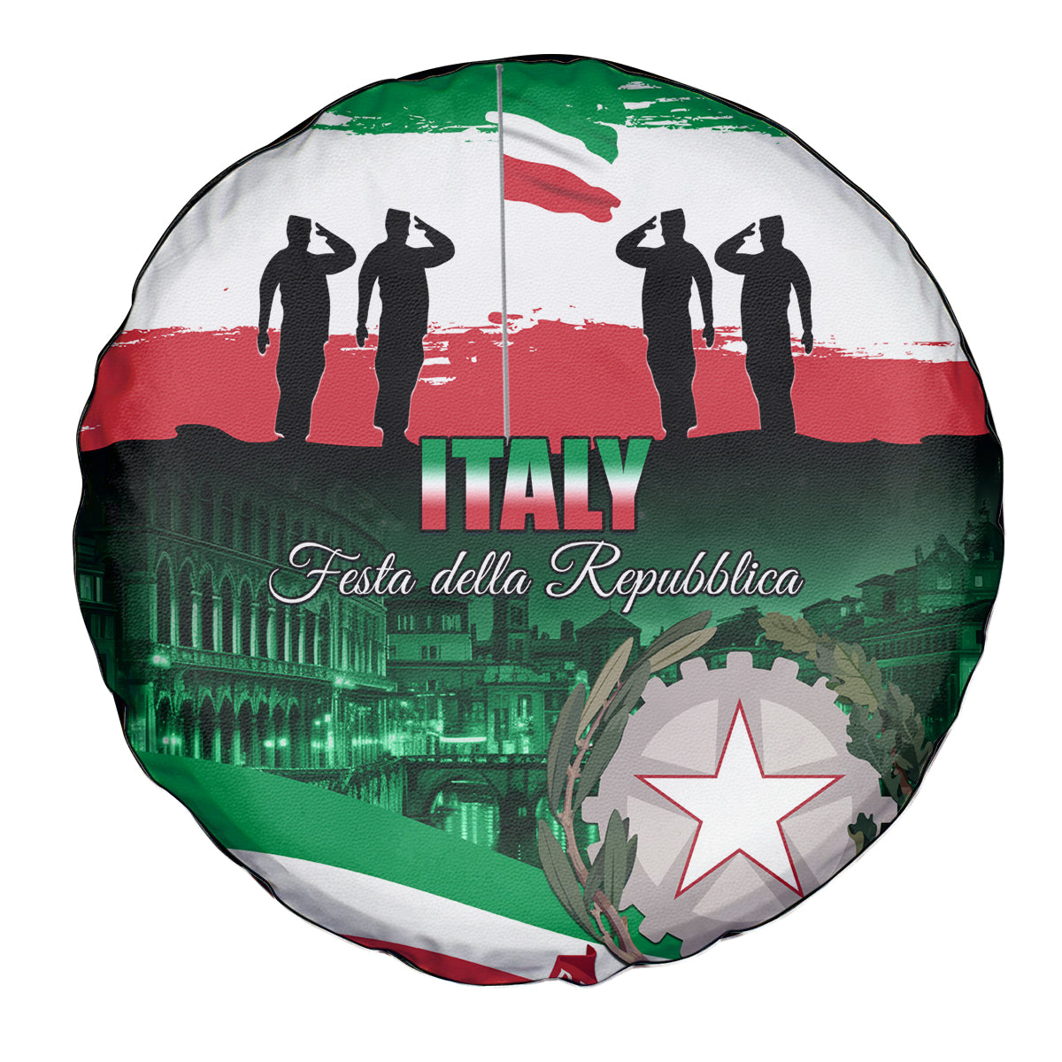 Italy Republic Day Spare Tire Cover Festa della Repubblica - Wonder Print Shop