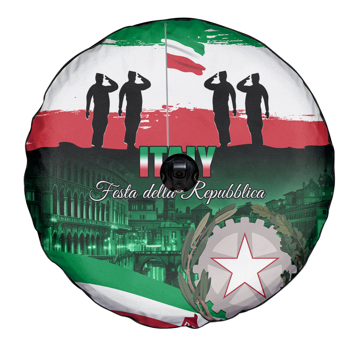 Italy Republic Day Spare Tire Cover Festa della Repubblica - Wonder Print Shop