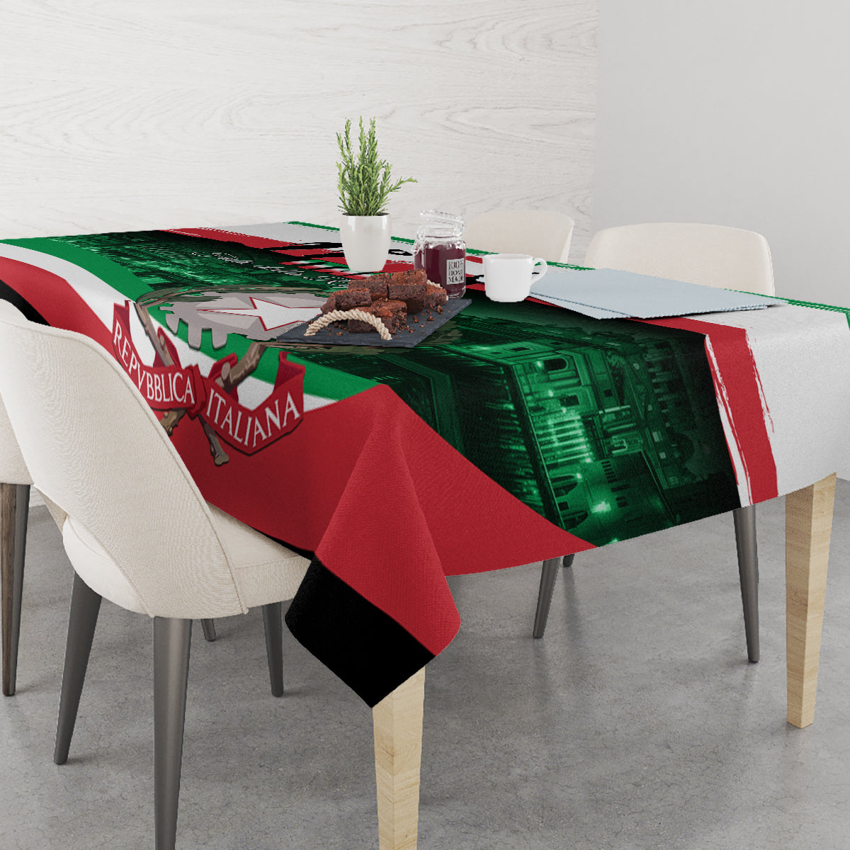 Italy Republic Day Tablecloth Festa della Repubblica - Wonder Print Shop