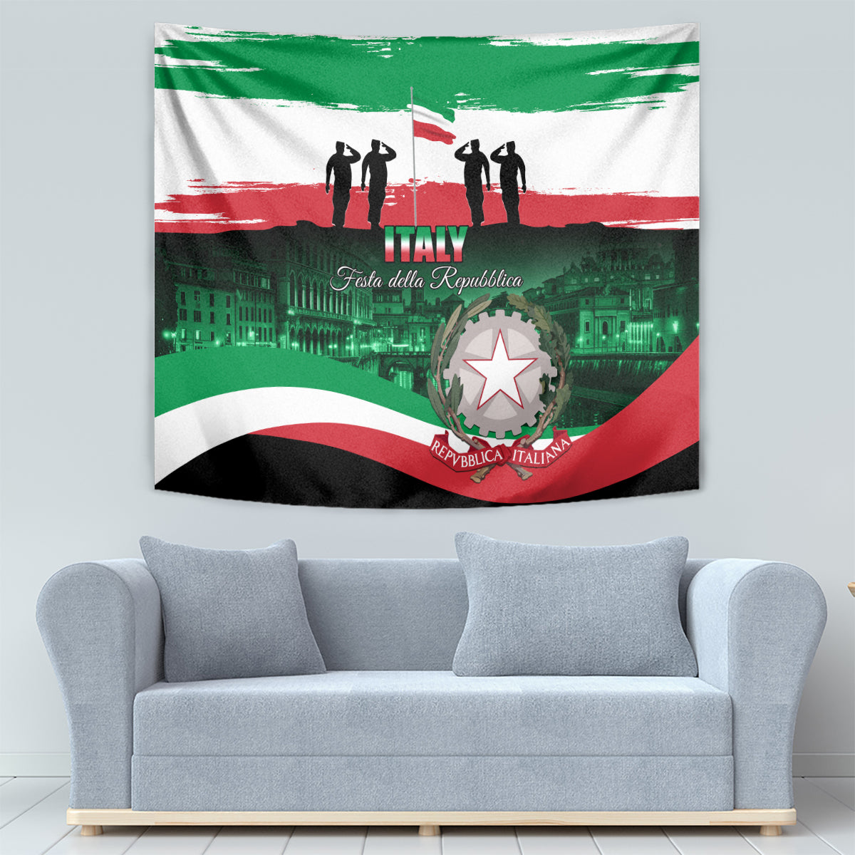 Italy Republic Day Tapestry Festa della Repubblica - Wonder Print Shop