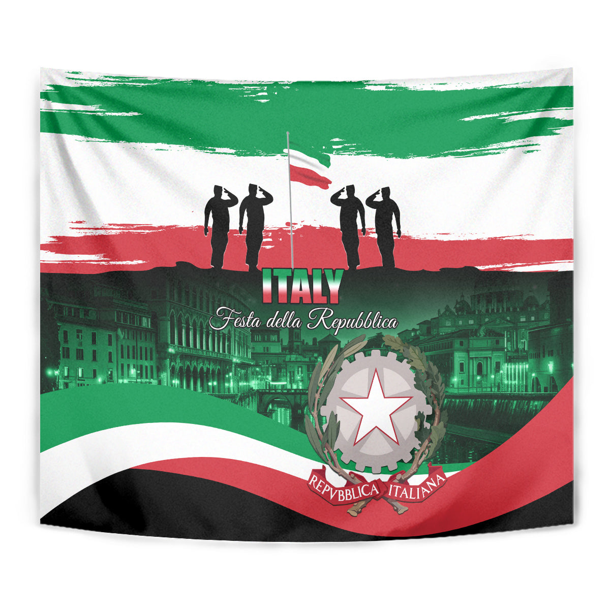 Italy Republic Day Tapestry Festa della Repubblica - Wonder Print Shop