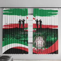 Italy Republic Day Window Curtain Festa della Repubblica - Wonder Print Shop