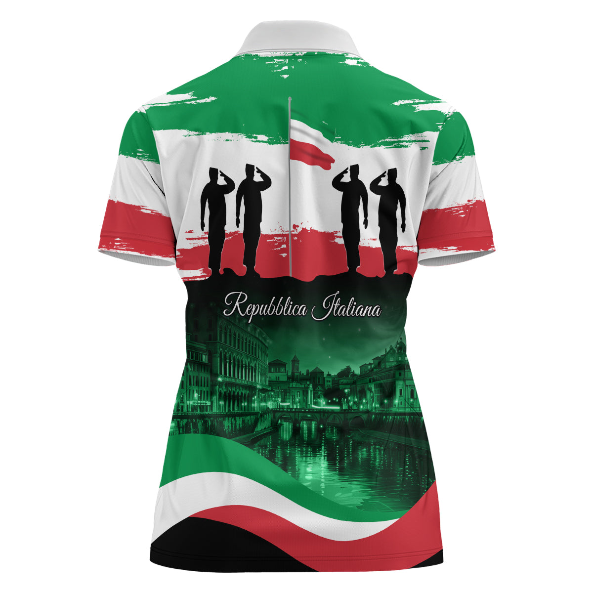 Italy Republic Day Women Polo Shirt Festa della Repubblica - Wonder Print Shop