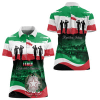 Italy Republic Day Women Polo Shirt Festa della Repubblica - Wonder Print Shop