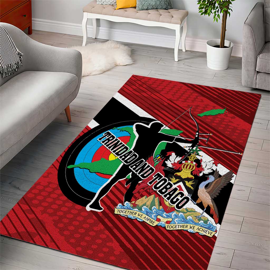 Trinidad and Tobago Archery Area Rug Archery On The Move