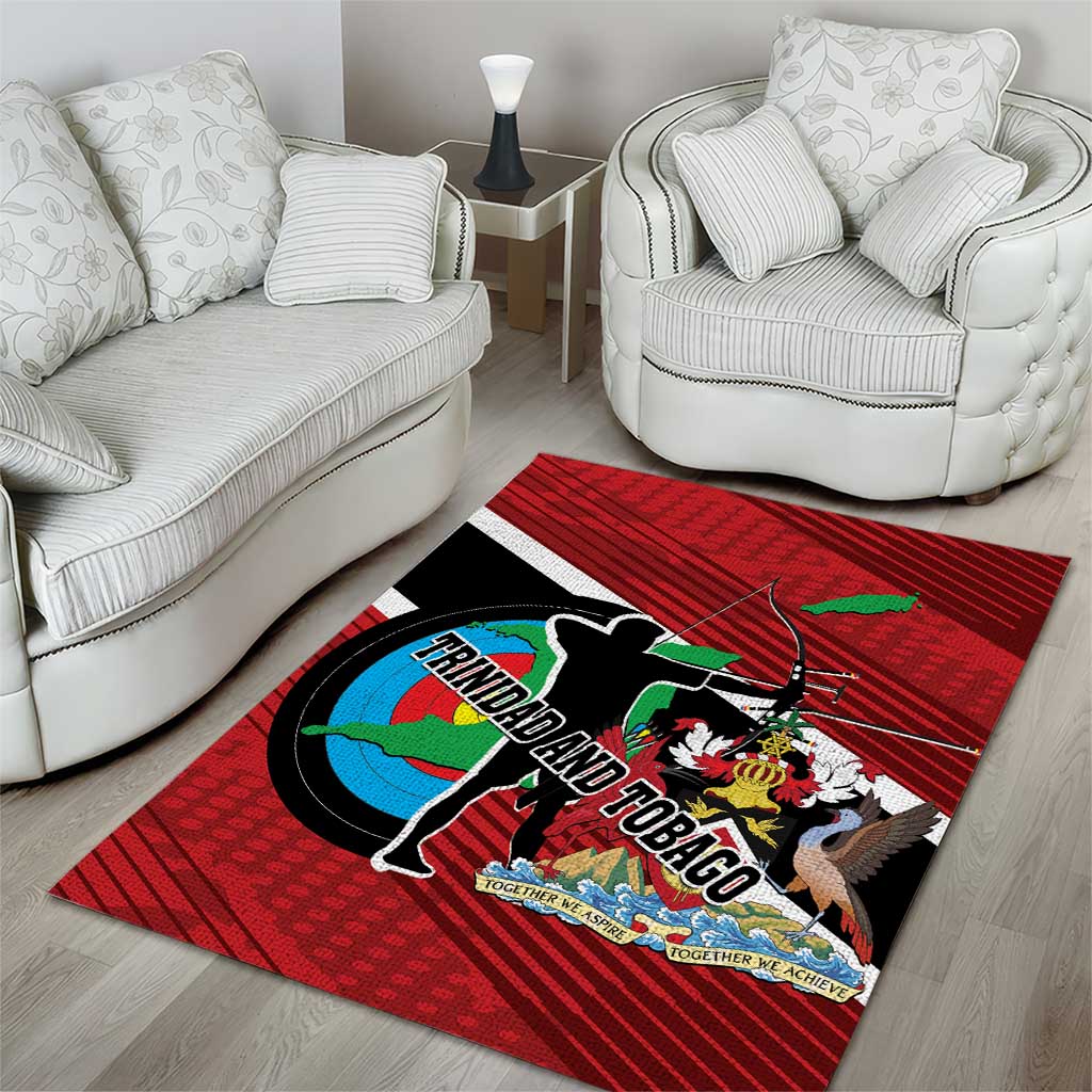 Trinidad and Tobago Archery Area Rug Archery On The Move