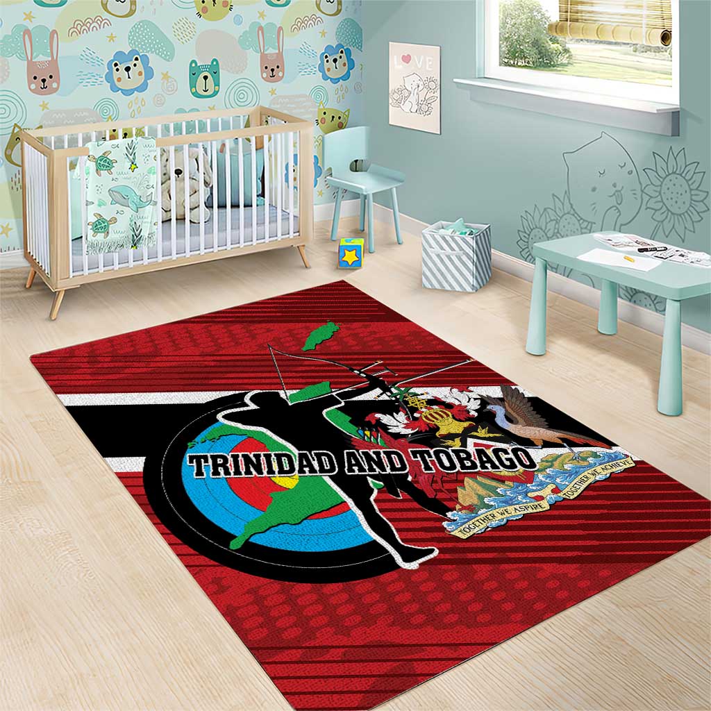 Trinidad and Tobago Archery Area Rug Archery On The Move
