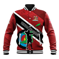 Personalized Trinidad and Tobago Archery Baseball Jacket Archery On The Move