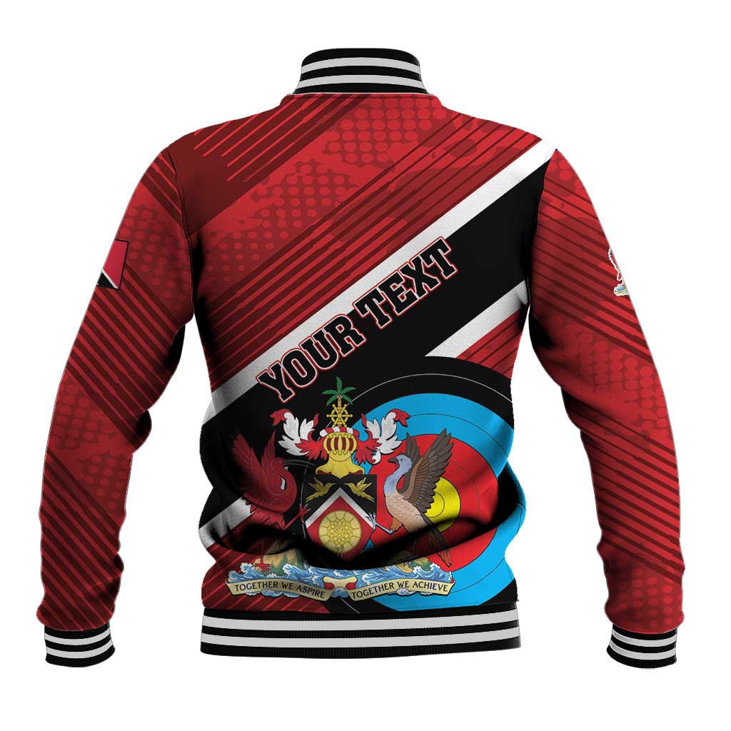 Personalized Trinidad and Tobago Archery Baseball Jacket Archery On The Move