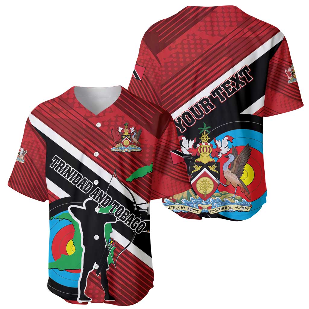 Personalized Trinidad and Tobago Archery Baseball Jersey Archery On The Move