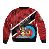 Personalized Trinidad and Tobago Archery Bomber Jacket Archery On The Move