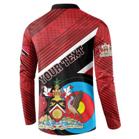 Personalized Trinidad and Tobago Archery Button Sweatshirt Archery On The Move