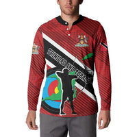 Personalized Trinidad and Tobago Archery Button Sweatshirt Archery On The Move