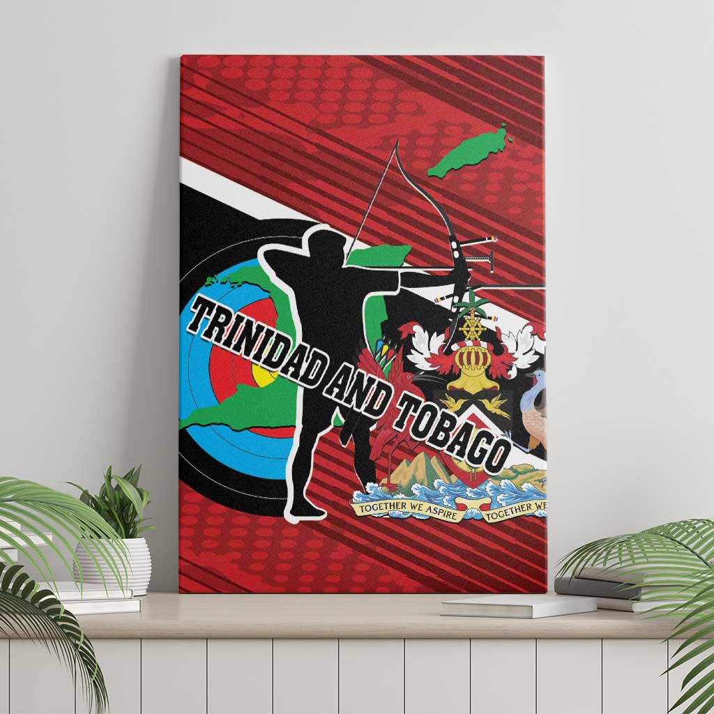 Trinidad and Tobago Archery Canvas Wall Art Archery On The Move