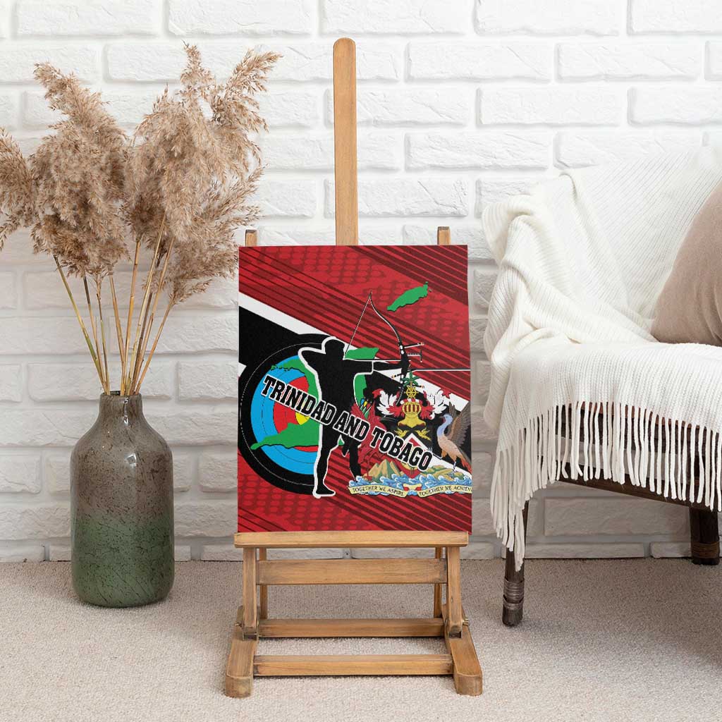 Trinidad and Tobago Archery Canvas Wall Art Archery On The Move