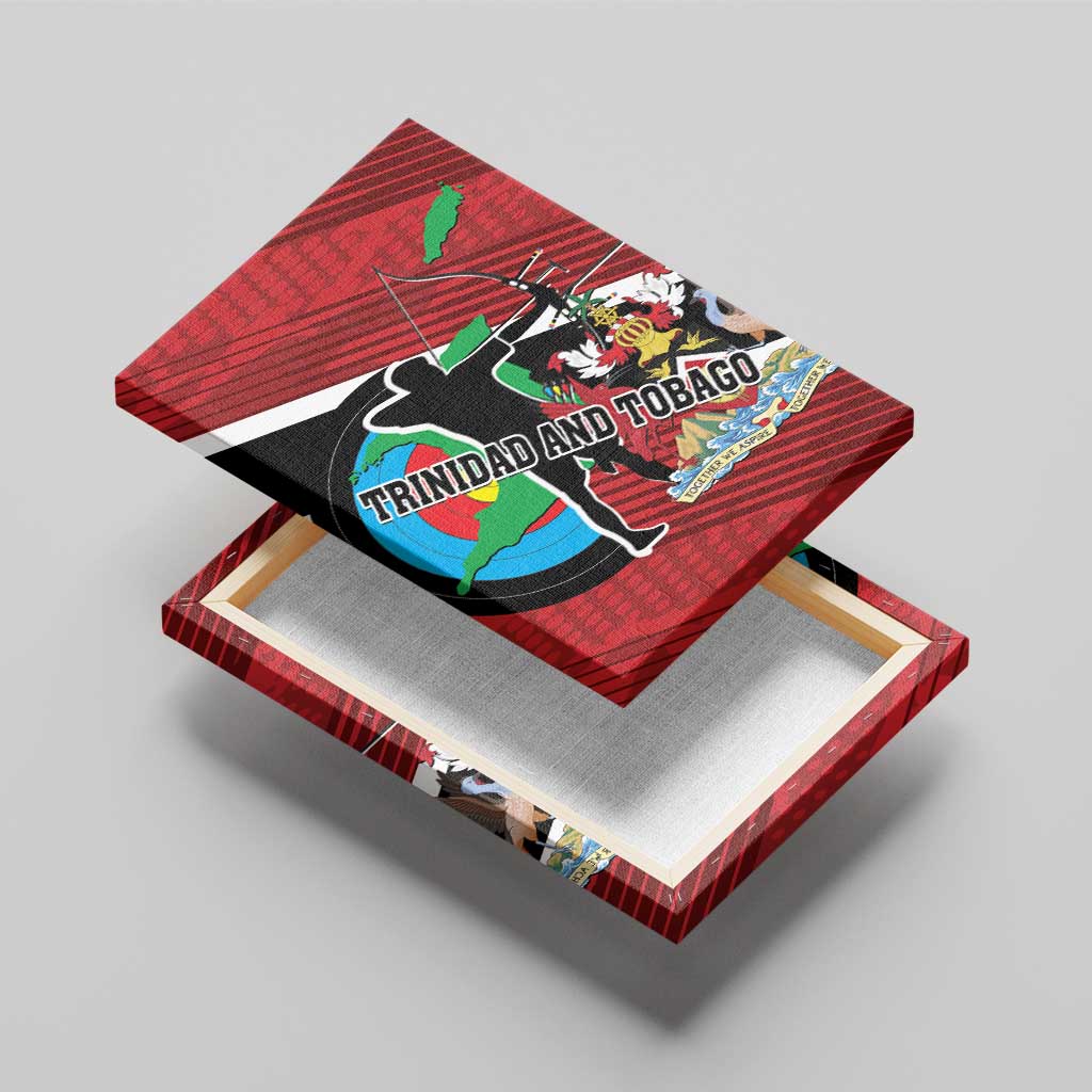Trinidad and Tobago Archery Canvas Wall Art Archery On The Move