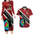 Personalized Trinidad and Tobago Archery Couples Matching Long Sleeve Bodycon Dress and Hawaiian Shirt Archery On The Move