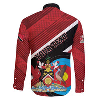 Personalized Trinidad and Tobago Archery Family Matching Long Sleeve Bodycon Dress and Hawaiian Shirt Archery On The Move