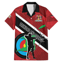 Personalized Trinidad and Tobago Archery Family Matching Mermaid Dress and Hawaiian Shirt Archery On The Move