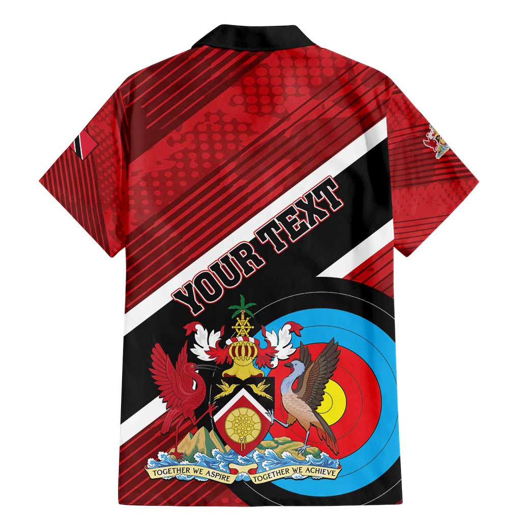 Personalized Trinidad and Tobago Archery Family Matching Mermaid Dress and Hawaiian Shirt Archery On The Move