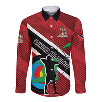 Personalized Trinidad and Tobago Archery Long Sleeve Button Shirt Archery On The Move