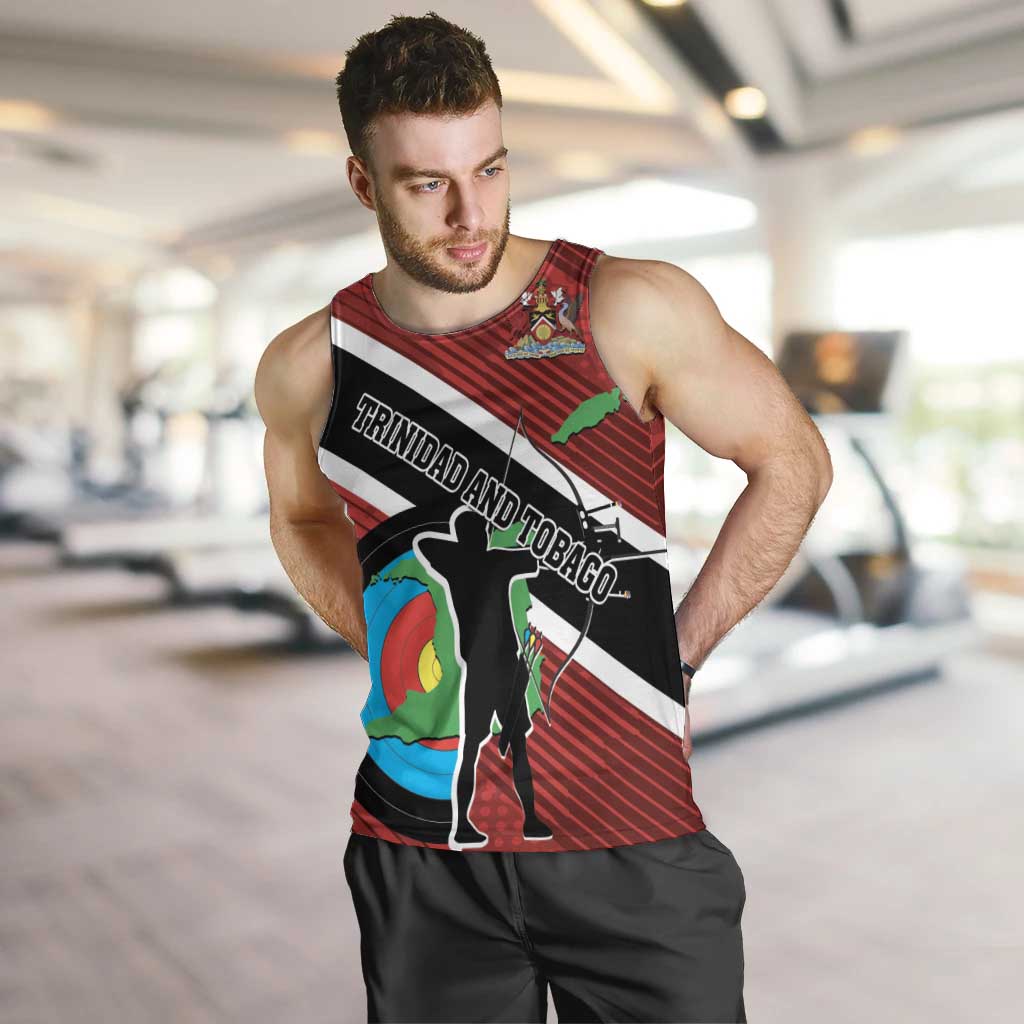 Personalized Trinidad and Tobago Archery Men Tank Top Archery On The Move