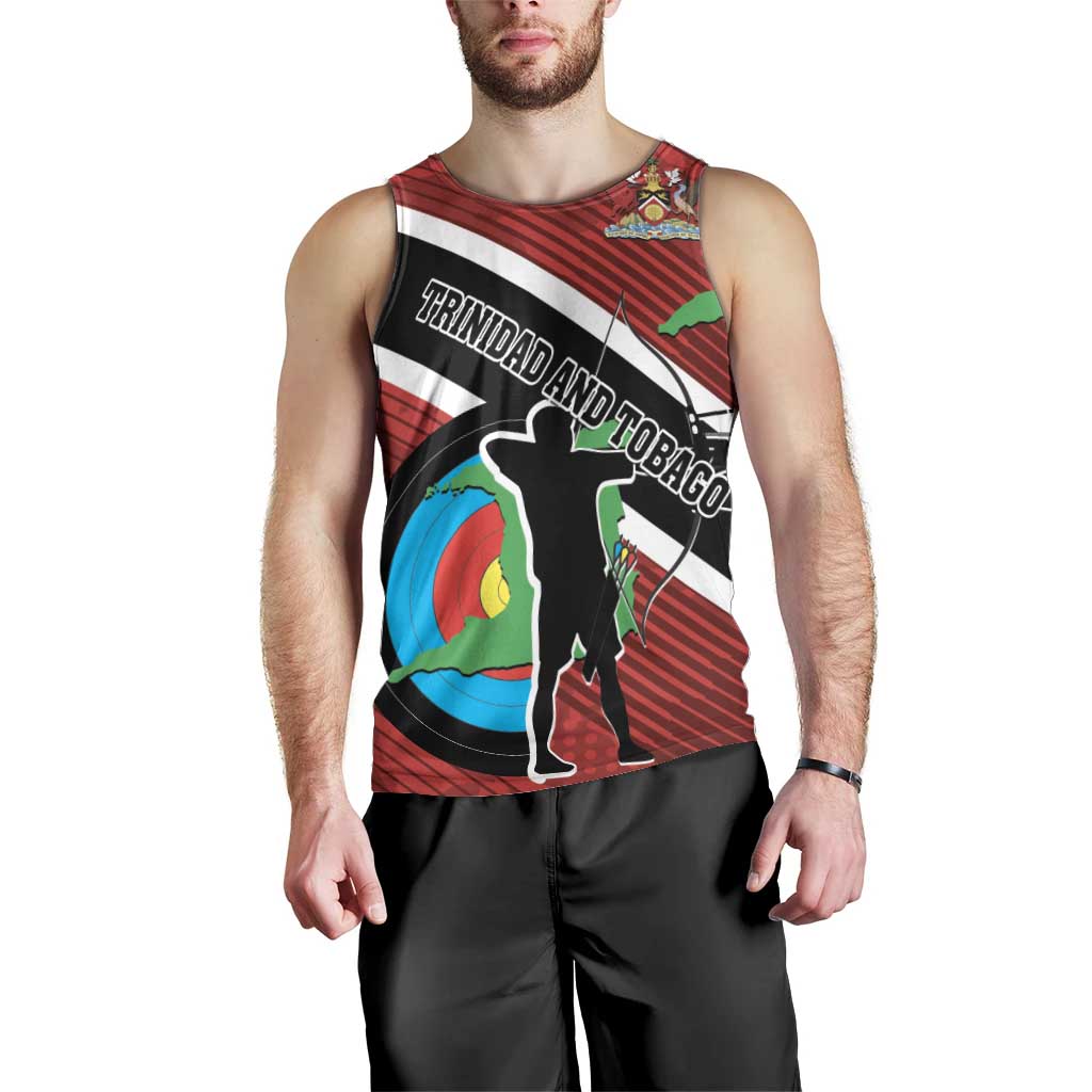 Personalized Trinidad and Tobago Archery Men Tank Top Archery On The Move