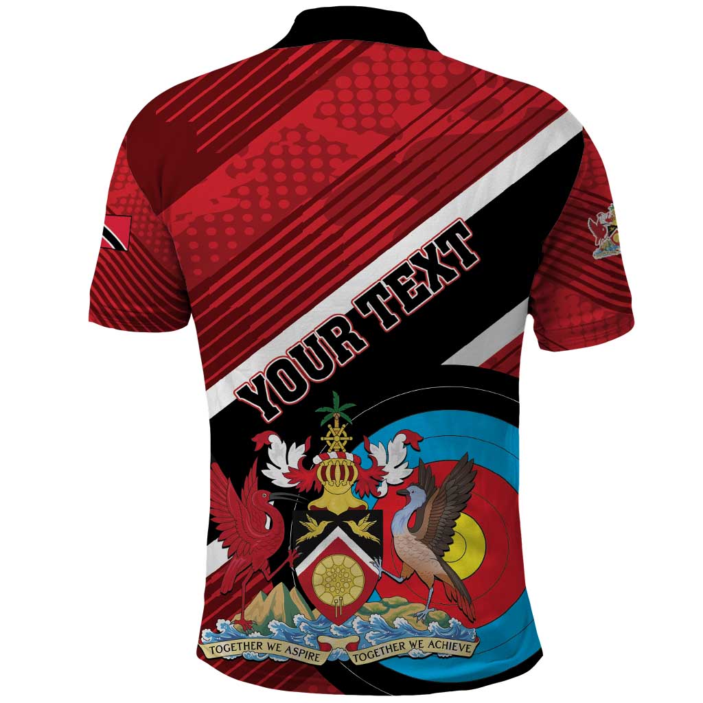 Personalized Trinidad and Tobago Archery Polo Shirt Archery On The Move