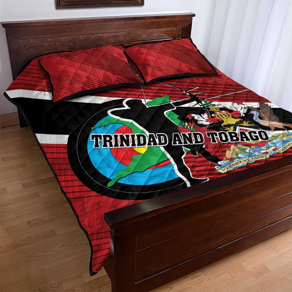 Trinidad and Tobago Archery Quilt Bed Set Archery On The Move