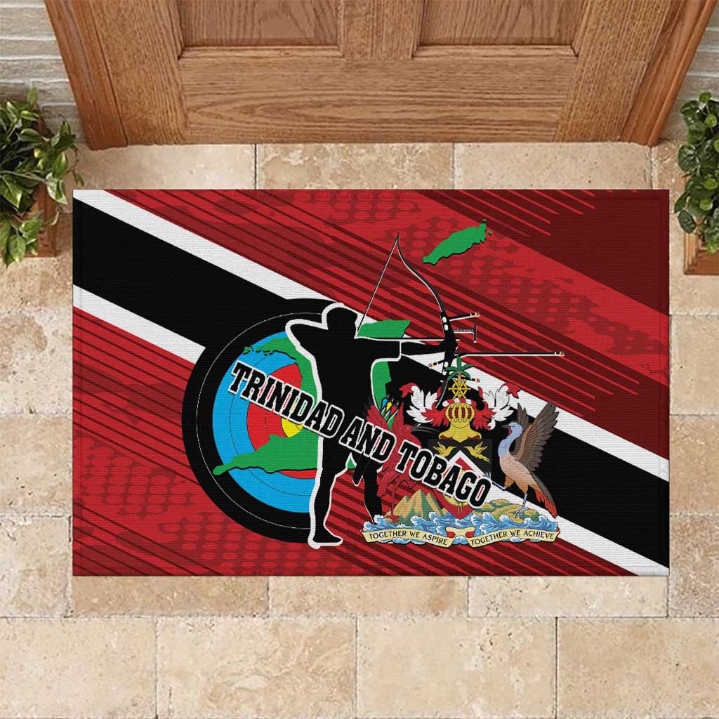Trinidad and Tobago Archery Rubber Doormat Archery On The Move