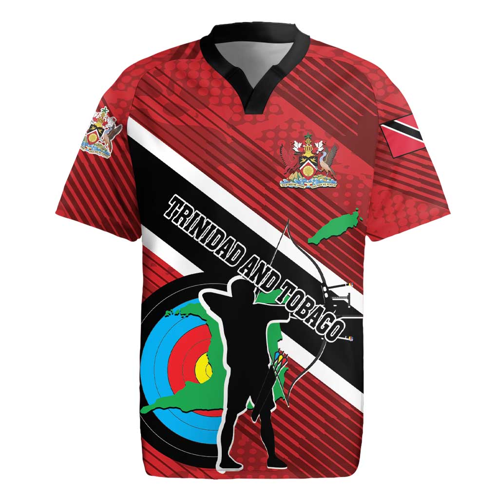 Personalized Trinidad and Tobago Archery Rugby Jersey Archery On The Move