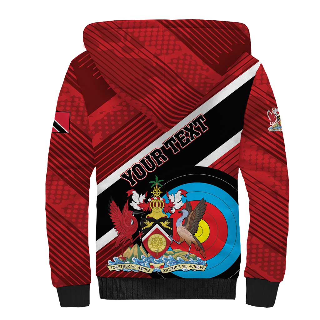 Personalized Trinidad and Tobago Archery Sherpa Hoodie Archery On The Move