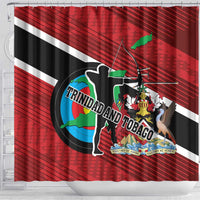 Trinidad and Tobago Archery Shower Curtain Archery On The Move