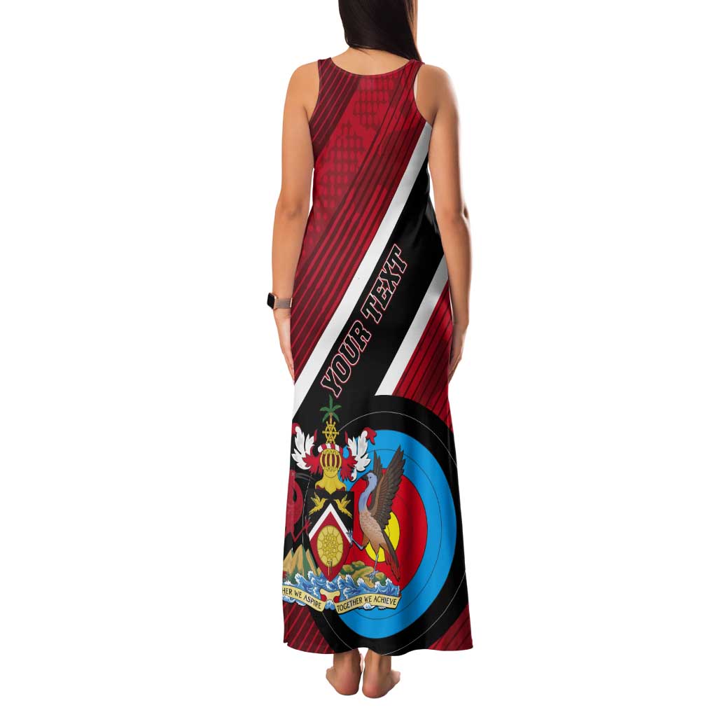 Personalized Trinidad and Tobago Archery Tank Maxi Dress Archery On The Move