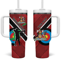 Personalized Trinidad and Tobago Archery Tumbler With Handle Archery On The Move
