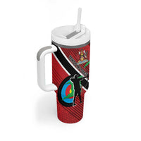 Personalized Trinidad and Tobago Archery Tumbler With Handle Archery On The Move