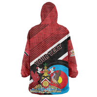 Personalized Trinidad and Tobago Archery Wearable Blanket Hoodie Archery On The Move