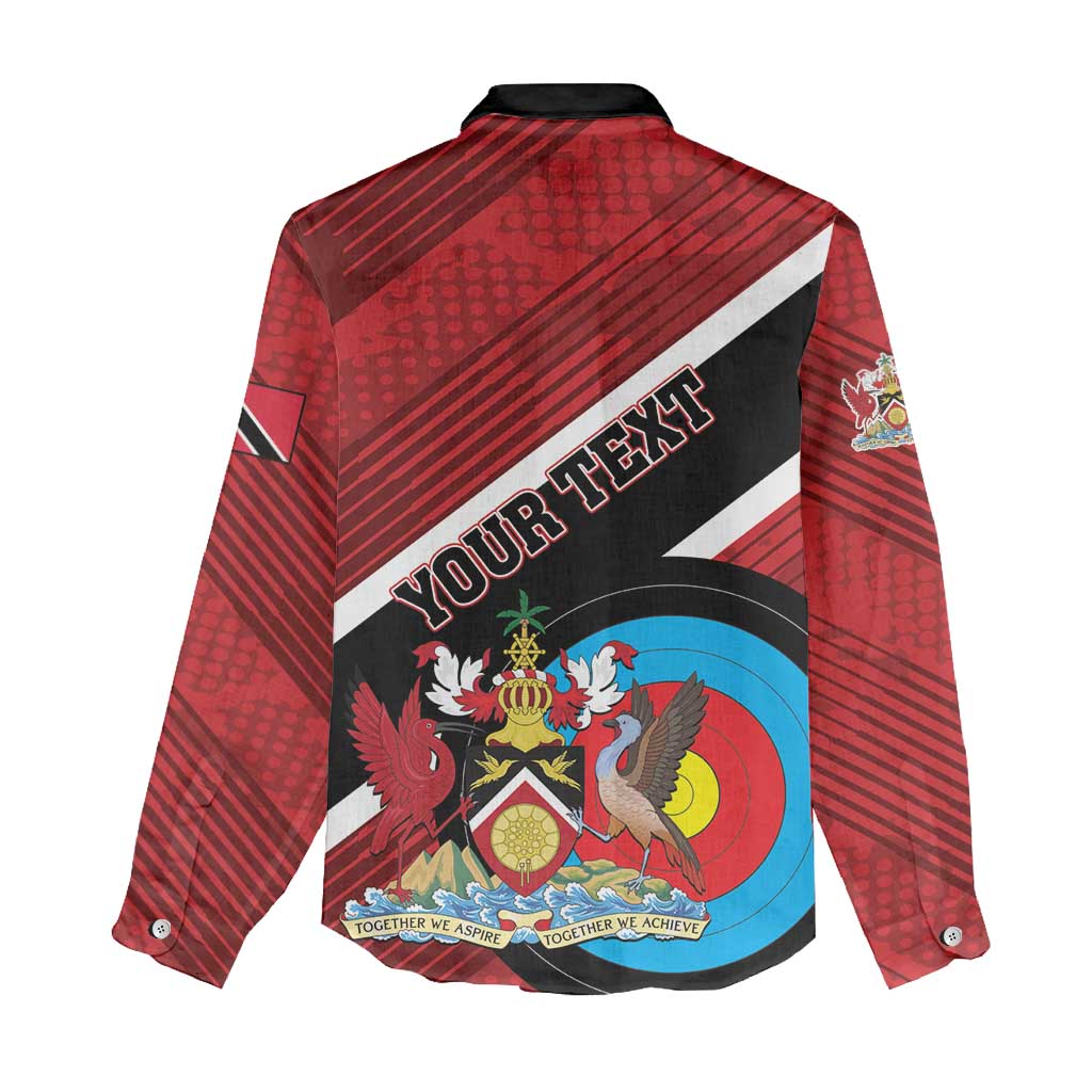 Personalized Trinidad and Tobago Archery Women Casual Shirt Archery On The Move