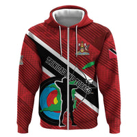 Personalized Trinidad and Tobago Archery Zip Hoodie Archery On The Move